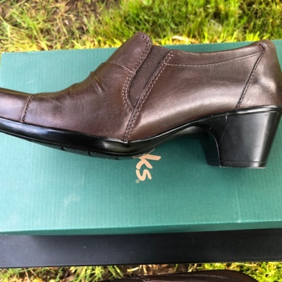 Clark’s 🆕 leather Ingalls Trance Brown Sz 7.5 W - Picture 4 of 6